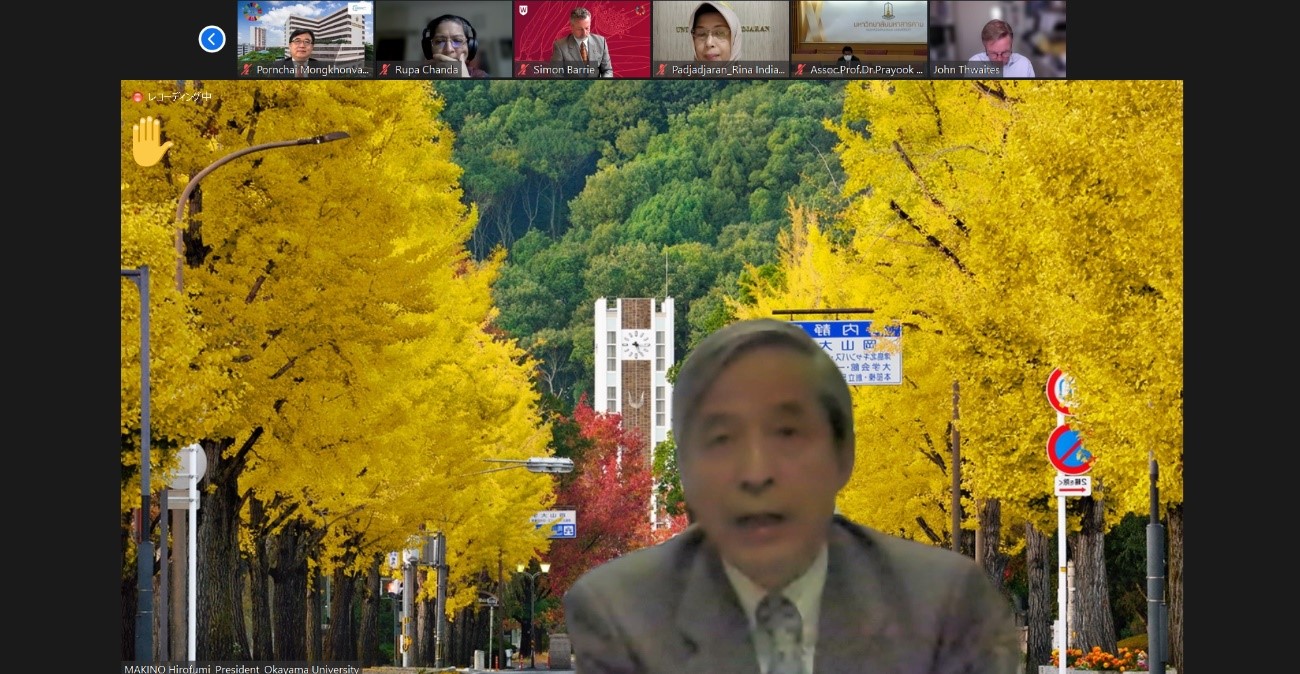 President Makino Introduces Okayama University Initiatives