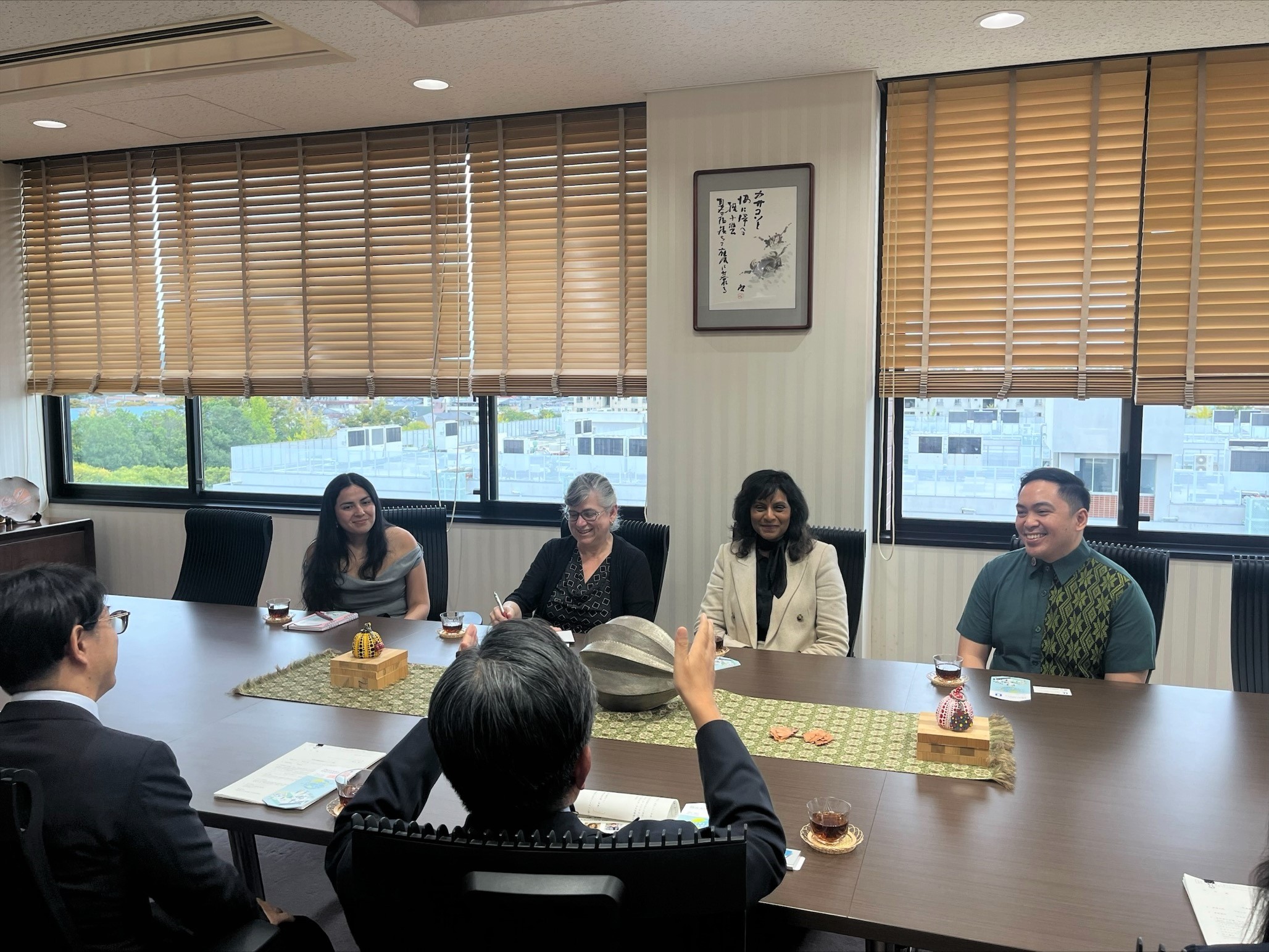 表敬訪問の様子