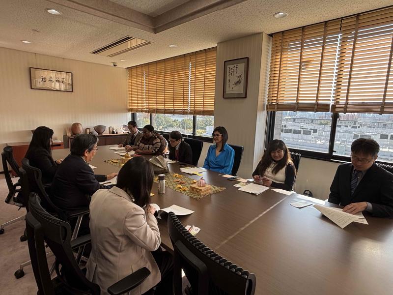 表敬訪問の様子